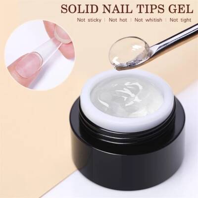 Born Pretty Solid Nail Tips Gel Clear 5 gr - 1