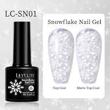 Lilycute Snowflake Nail Gel LC-SN01 7ml - 1