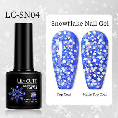 Lilycute Snowflake Nail Gel LC-SN04 7 ml - 1