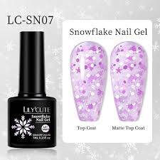 Lilycute Snowflake Nail Gel LC-SN07 7 ml - 1