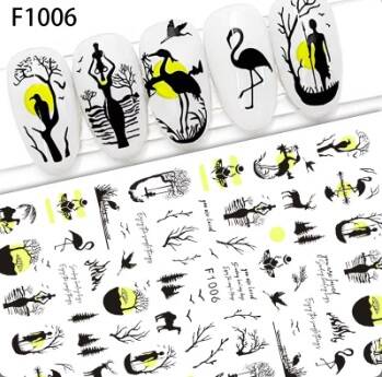 Yoonail Nail Art Sticker F1006 - 1