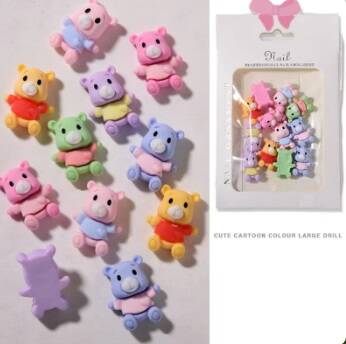 Yoonail Nail Ornament Charm Baby Bears - 1