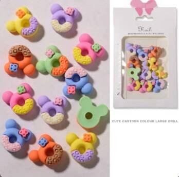 Yoonail Nail Ornament Charm Baby Donut - 1